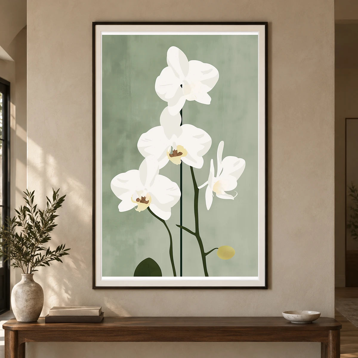 Flower Print CLXXII — Flower & Botanical Prints shown in a styled interior