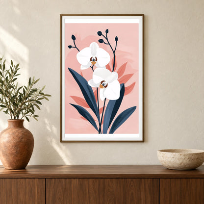 Flower Print CLXXIV — Flower & Botanical Prints shown in a styled interior
