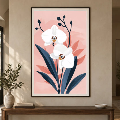 Flower Print CLXXV — Flower & Botanical Prints shown in a styled interior