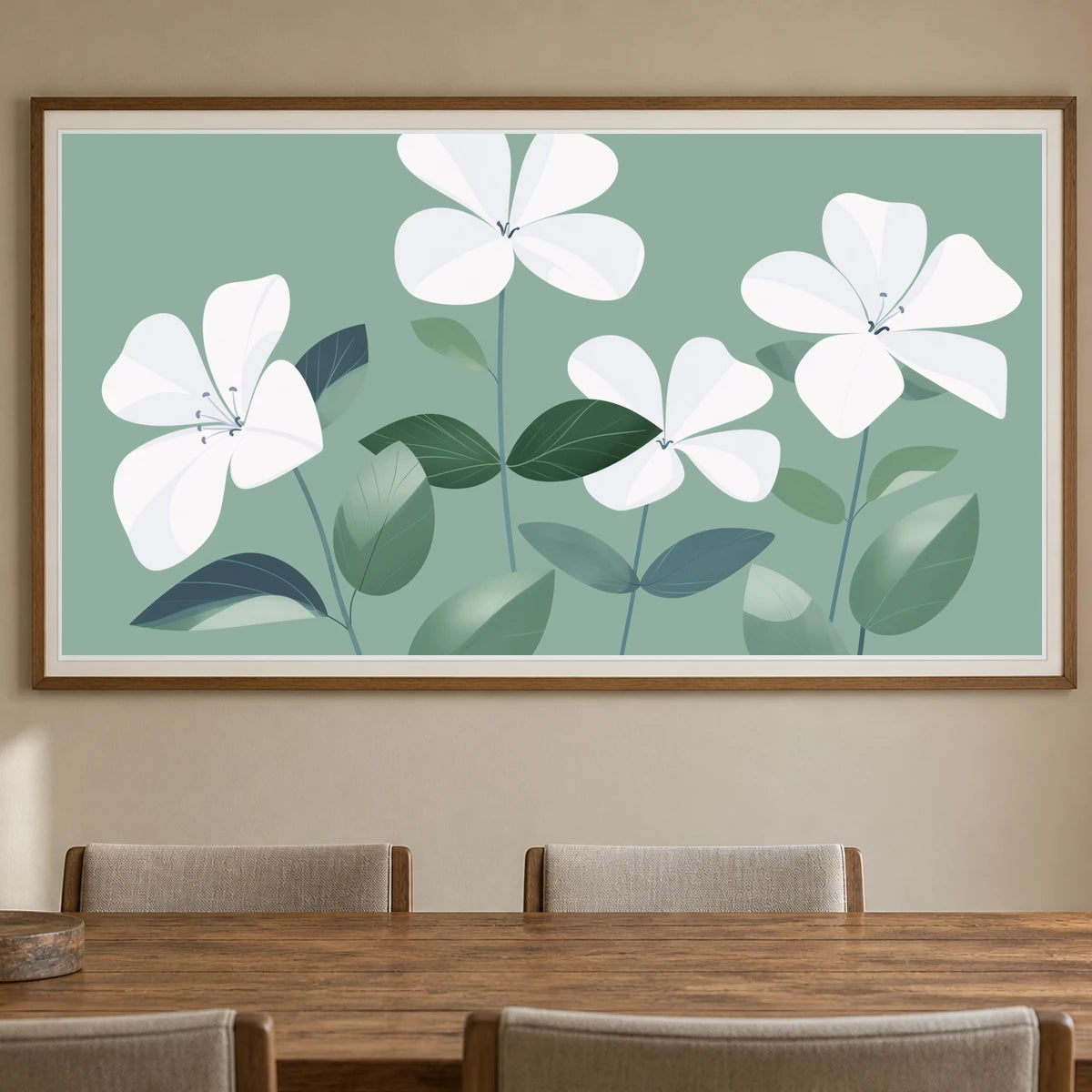 Flower Print CLXXXIV — Flower & Botanical Prints shown in a styled interior