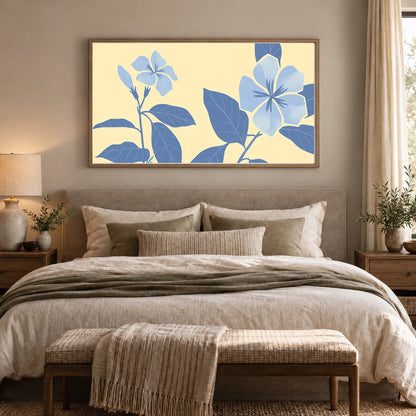 Flower Print CLXXXV — Flower & Botanical Prints shown in a styled interior