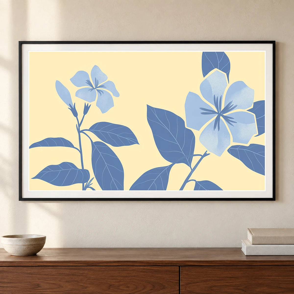 Flower Print CLXXXV — Flower & Botanical Prints shown in a styled interior
