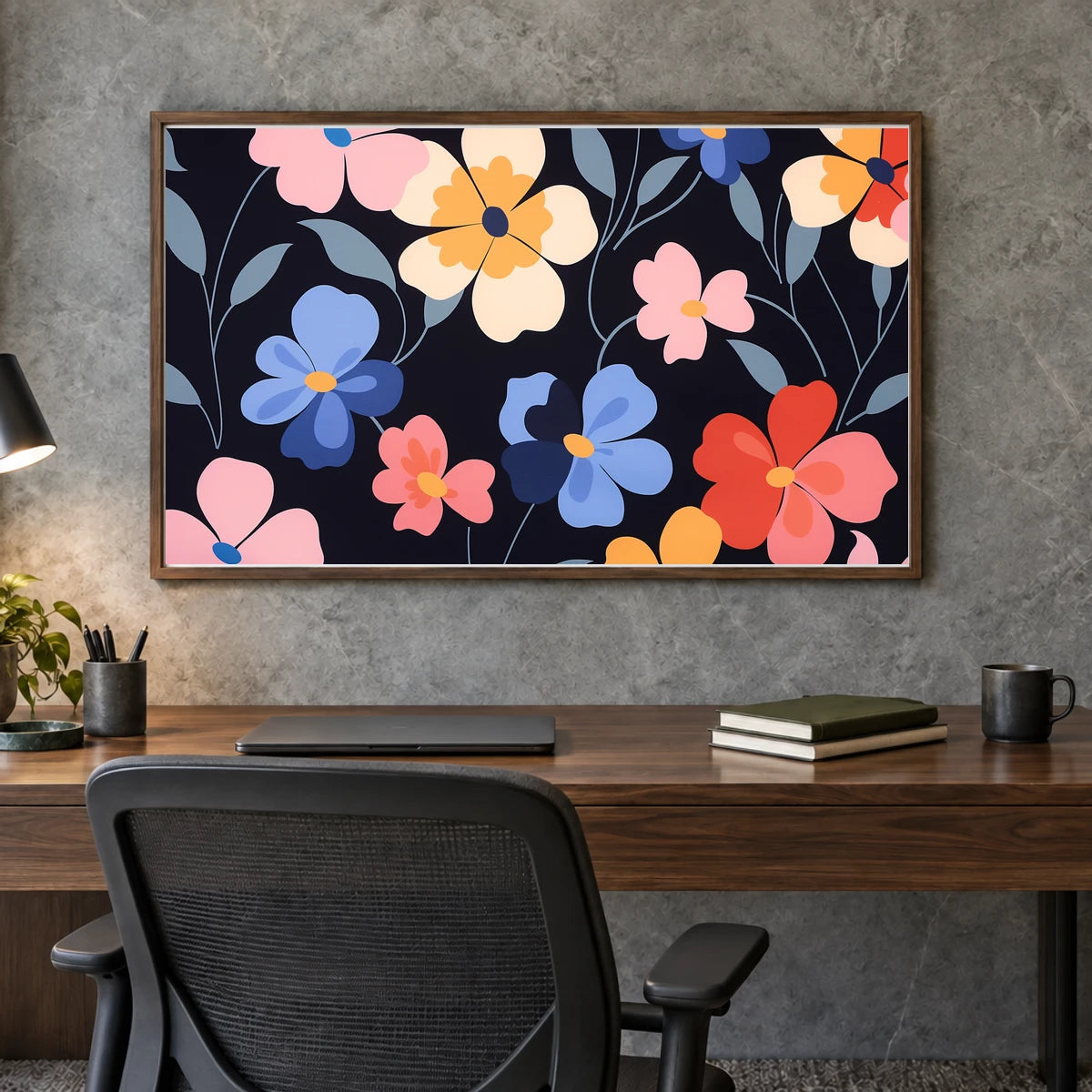 Flower Print CLXXXIX — Flower & Botanical Prints shown in a styled interior