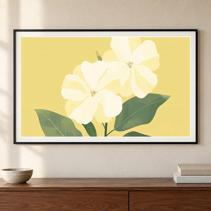 Flower Print CXCI — Flower & Botanical Prints shown in a styled interior