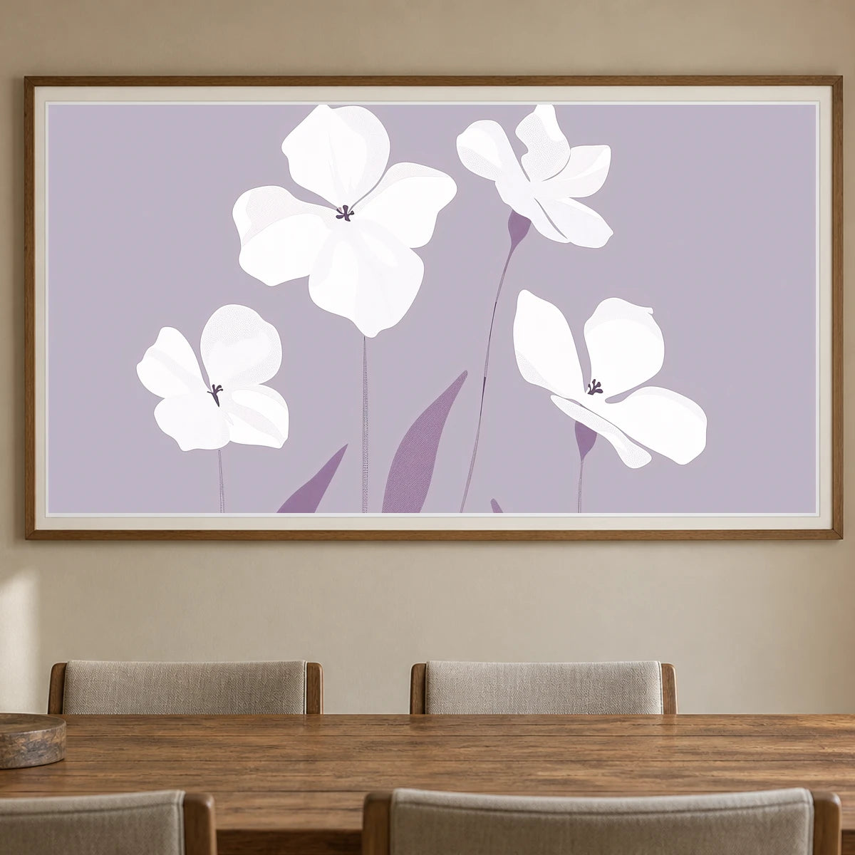 Flower Print CXCIII — Flower & Botanical Prints shown in a styled interior