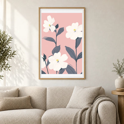 Flower Print CXCIV — Flower & Botanical Prints shown in a styled interior