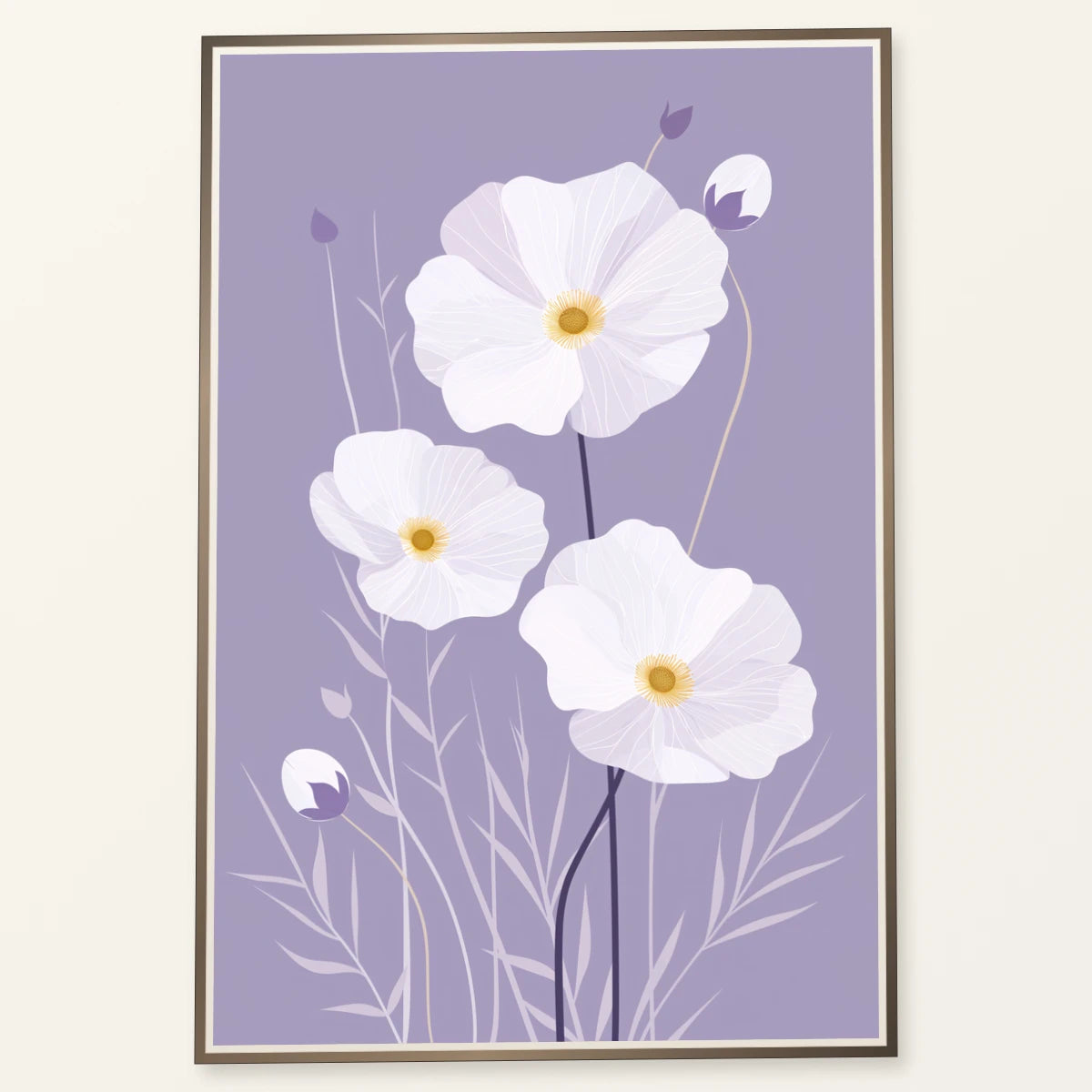 Flower Print CXCV — Flower & Botanical Prints flower & botanical prints print by SaamCrafts
