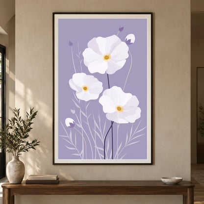 Flower Print CXCV — Flower & Botanical Prints shown in a styled interior