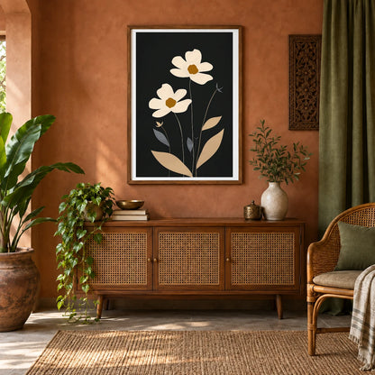 Flower Print CXCVI — Flower & Botanical Prints shown in a styled interior