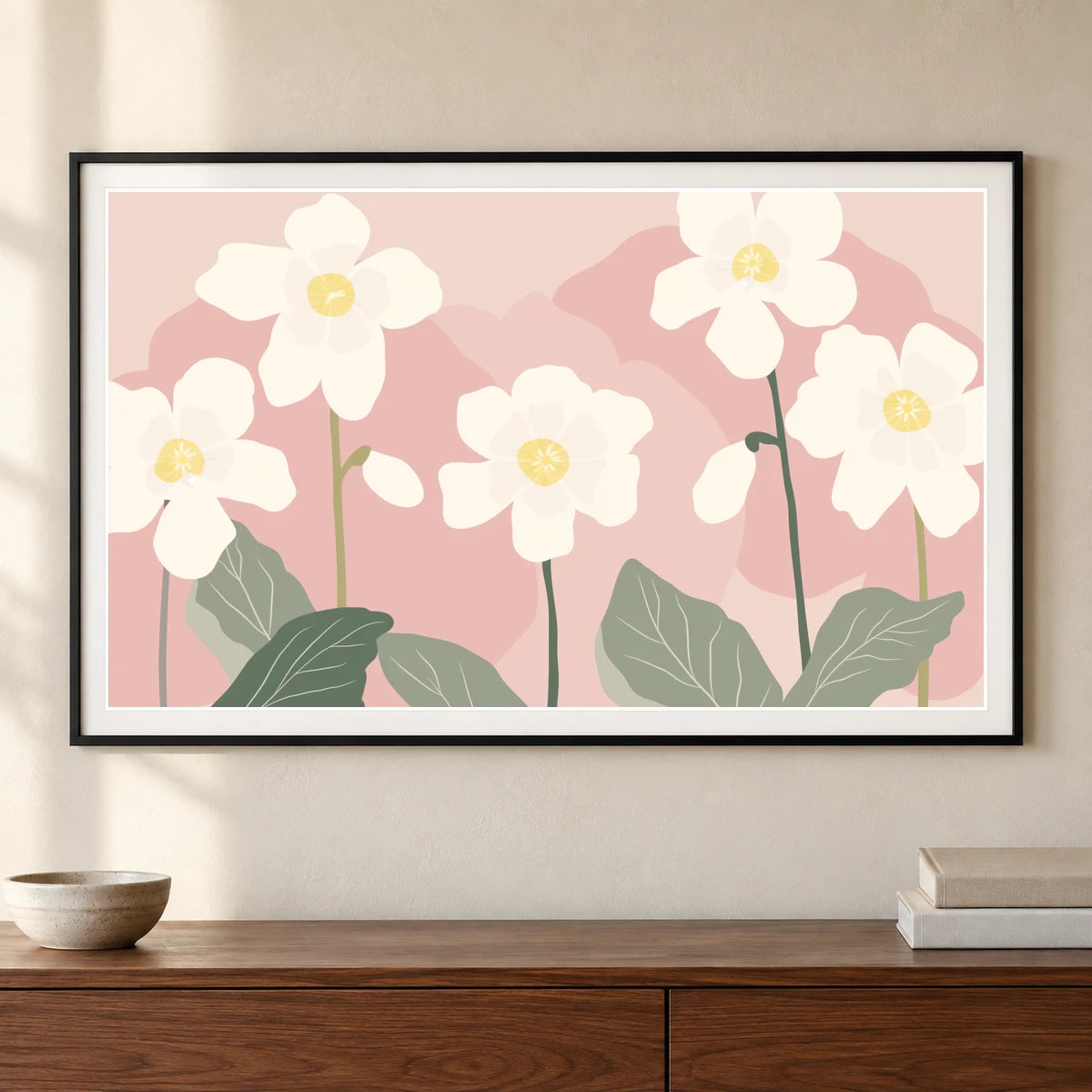 Flower Print CXCIX — Flower & Botanical Prints shown in a styled interior