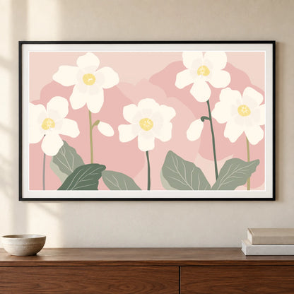 Flower Print CXCIX — Flower & Botanical Prints shown in a styled interior
