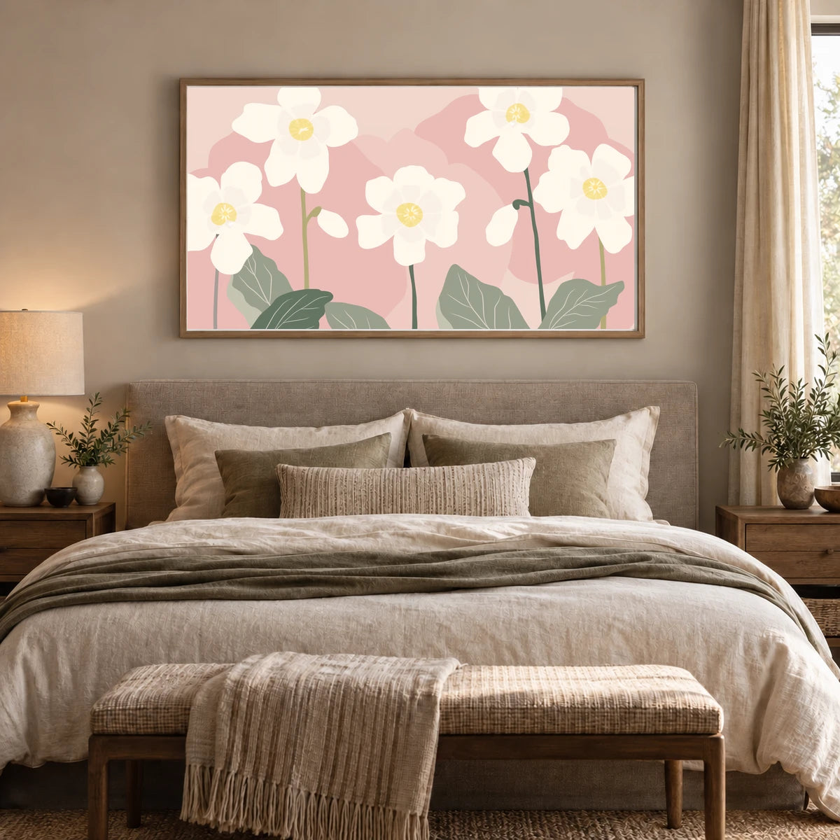 Flower Print CXCIX — Flower & Botanical Prints shown in a styled interior