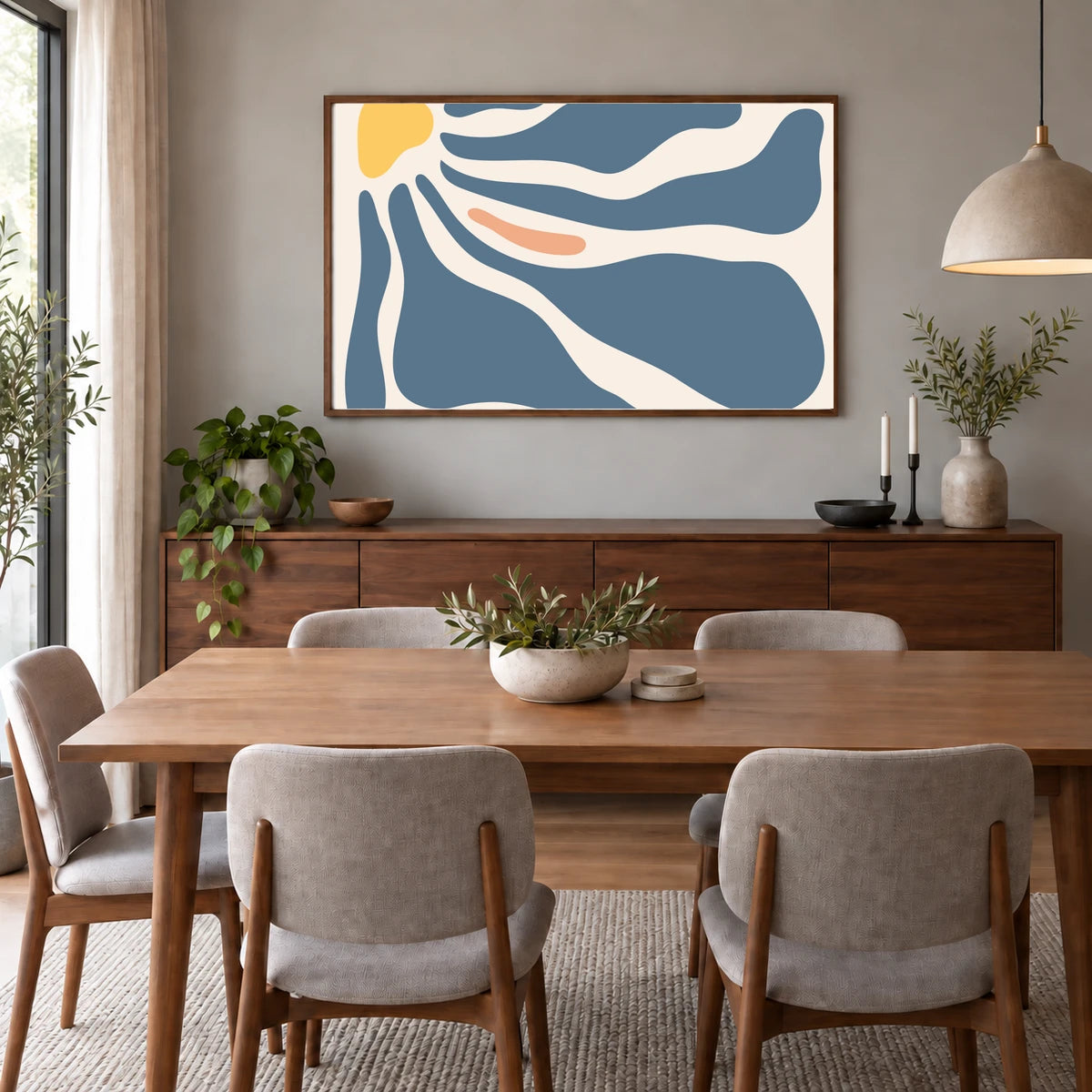 Flower Print CCI — Flower & Botanical Prints shown in a styled interior