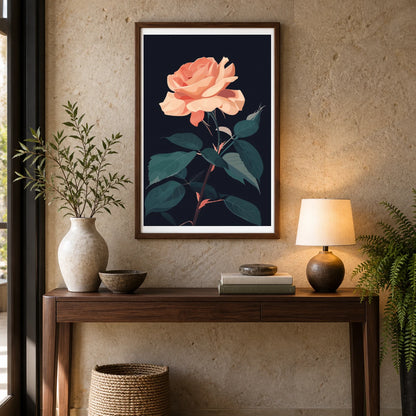 Flower Print CCII — Flower & Botanical Prints shown in a styled interior