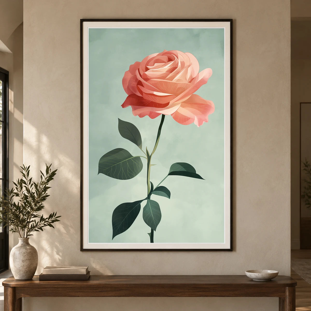 Flower Print CCIII — Flower & Botanical Prints shown in a styled interior