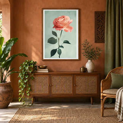 Flower Print CCIII — Flower & Botanical Prints shown in a styled interior