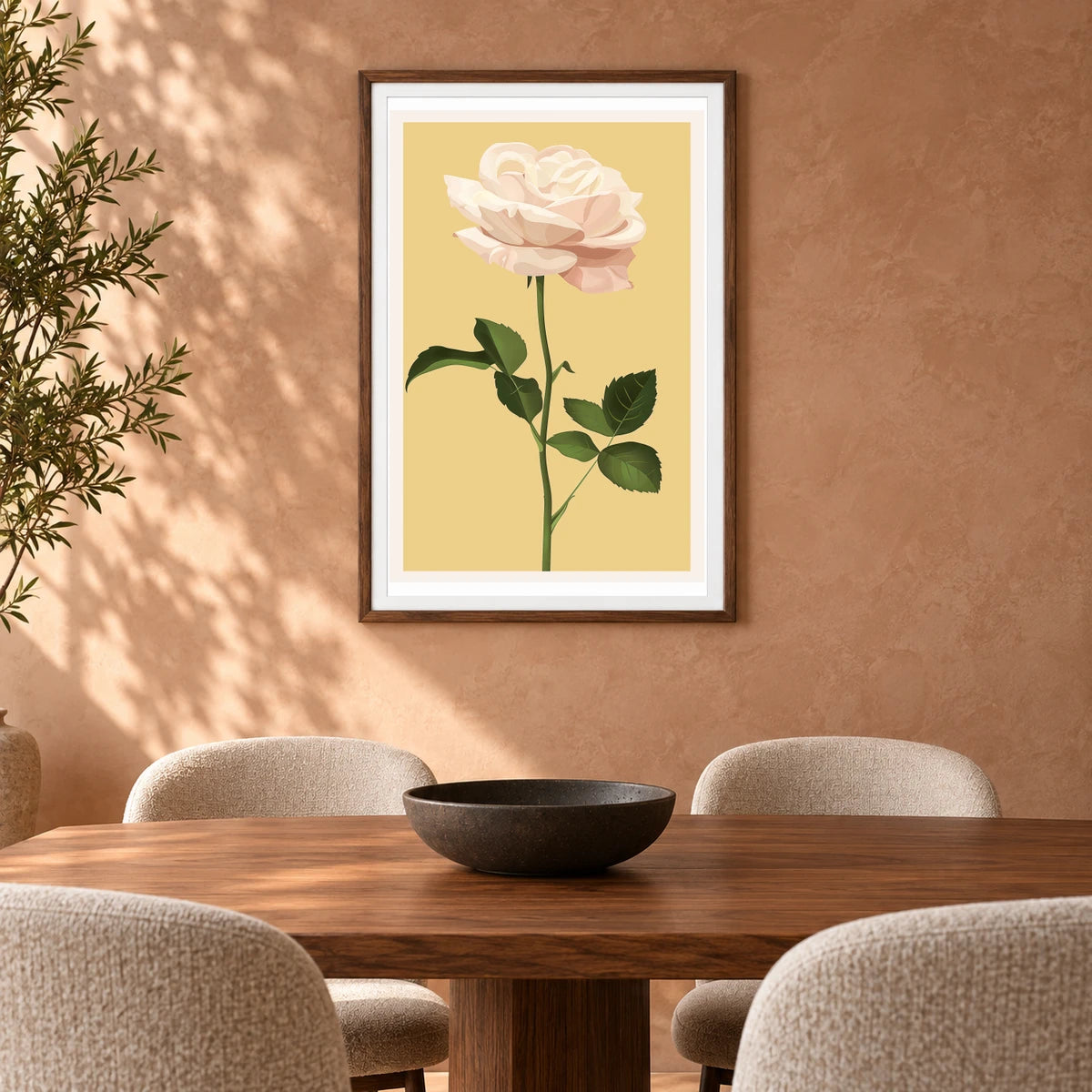 Flower Print CCV — Flower & Botanical Prints shown in a styled interior