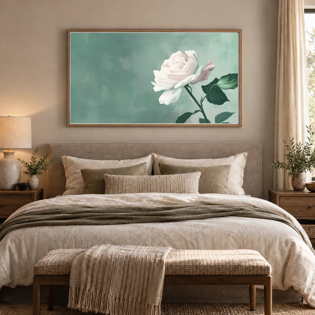 Flower Print CCVI — Flower & Botanical Prints shown in a styled interior