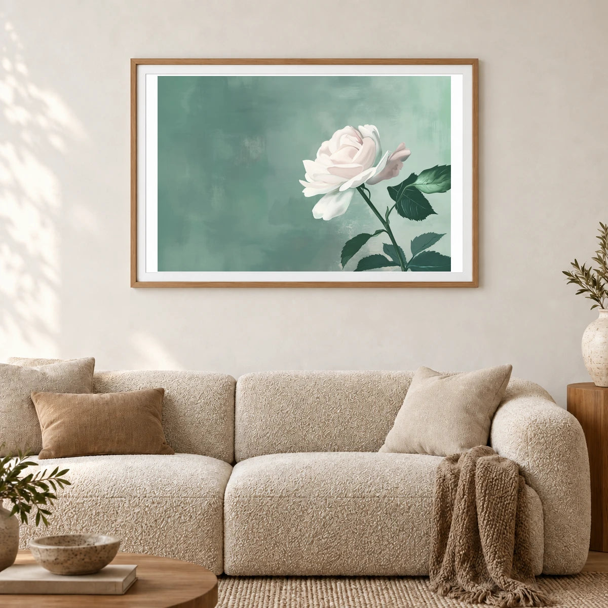 Flower Print CCVI — Flower & Botanical Prints shown in a styled interior