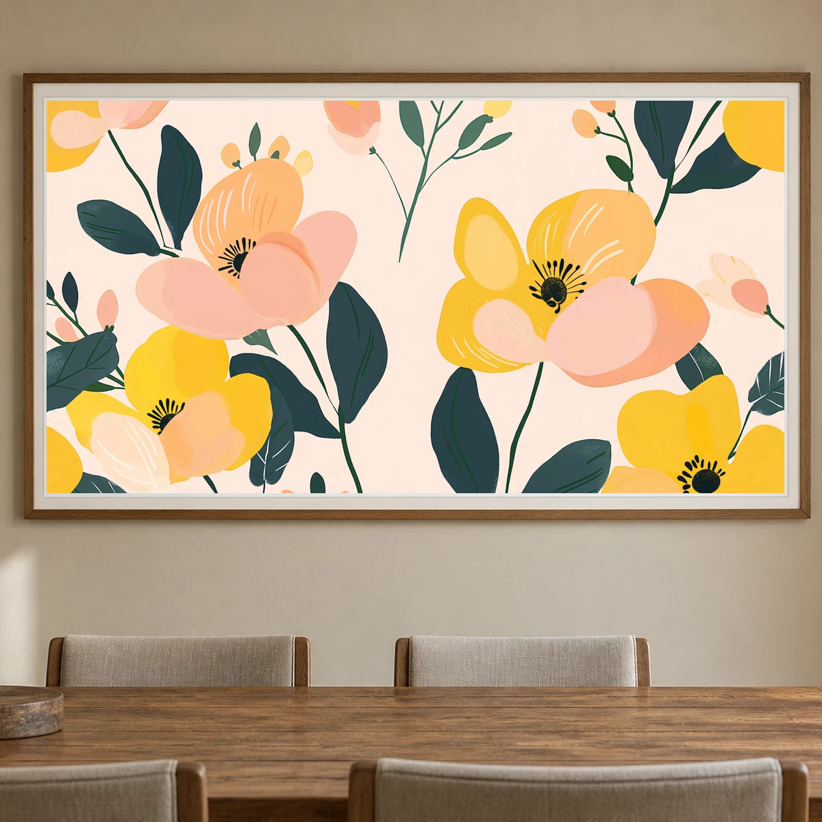 Flower Print CCVII — Flower & Botanical Prints shown in a styled interior