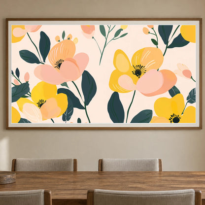 Flower Print CCVII — Flower & Botanical Prints shown in a styled interior