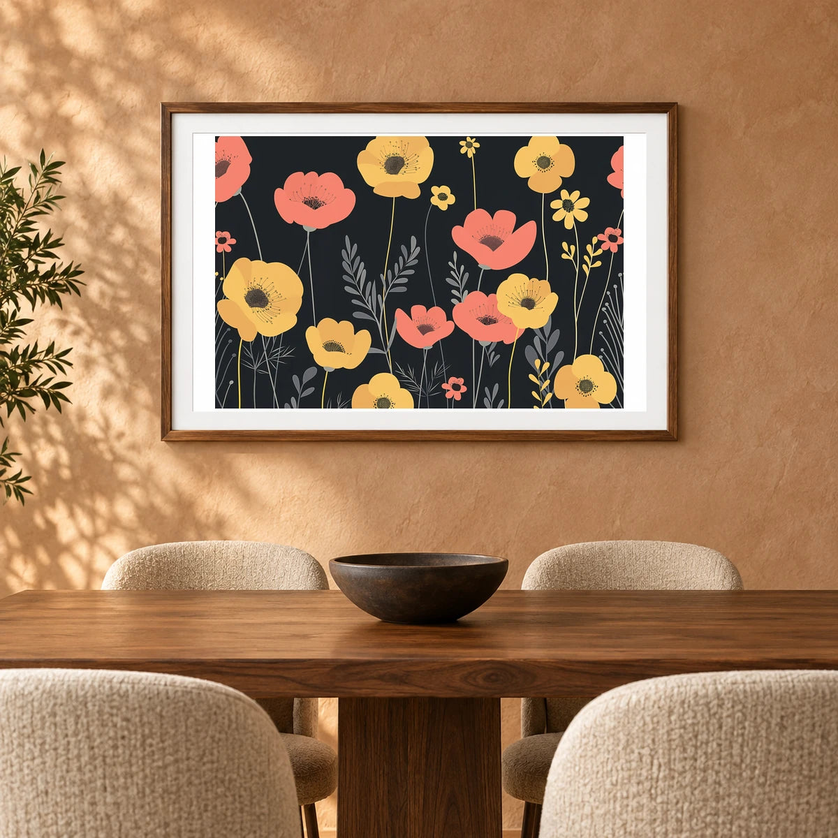 Flower Print CCIX — Flower & Botanical Prints shown in a styled interior
