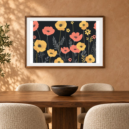Flower Print CCIX — Flower & Botanical Prints shown in a styled interior
