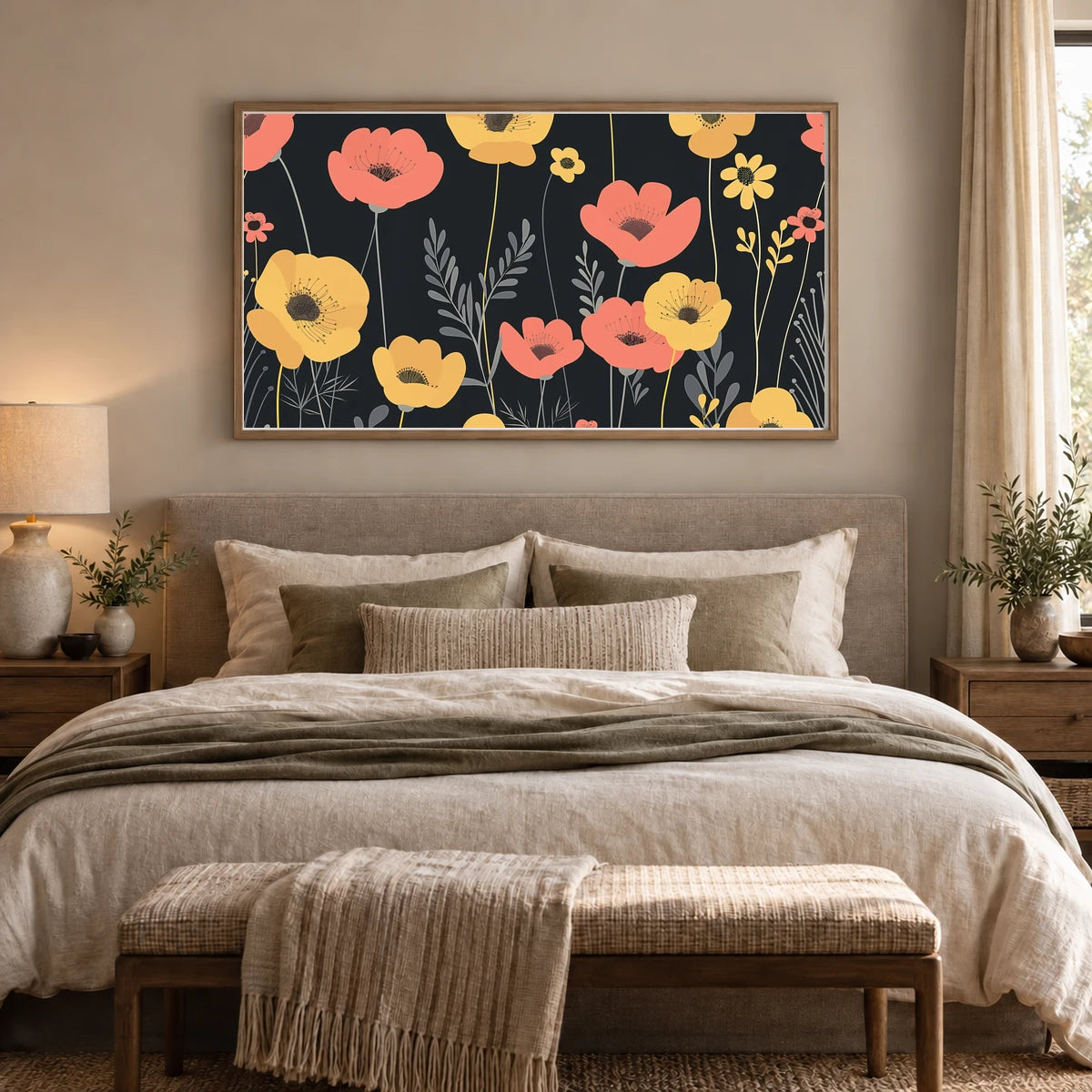Flower Print CCIX — Flower & Botanical Prints shown in a styled interior