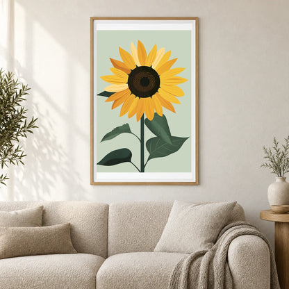 Flower Print CCXI — Flower & Botanical Prints shown in a styled interior