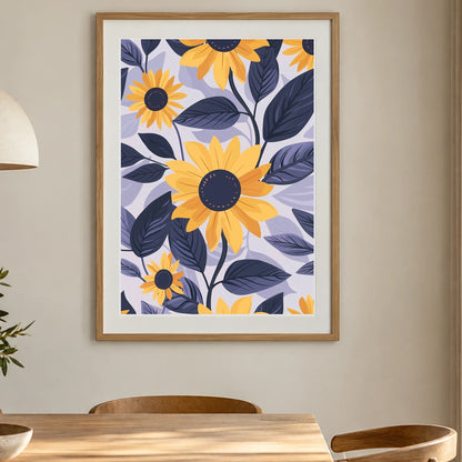 Flower Print CCXII — Flower & Botanical Prints shown in a styled interior