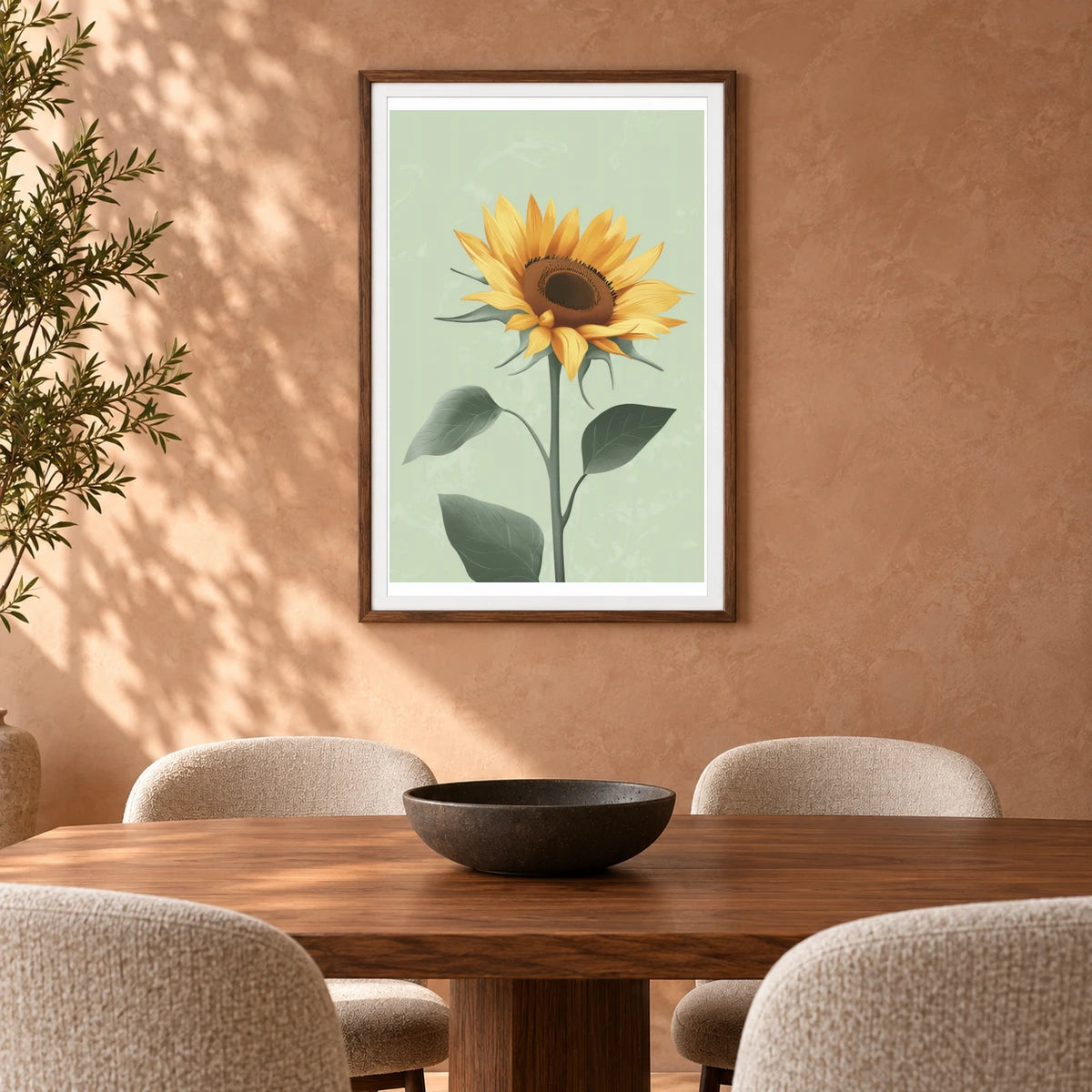 Flower Print CCXIII — Flower & Botanical Prints shown in a styled interior