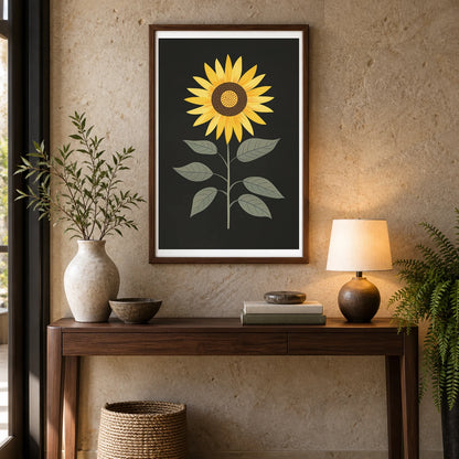 Flower Print CCXIV — Flower & Botanical Prints shown in a styled interior