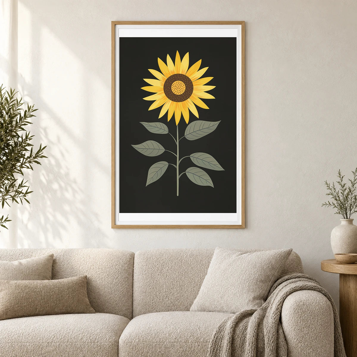 Flower Print CCXIV — Flower & Botanical Prints shown in a styled interior