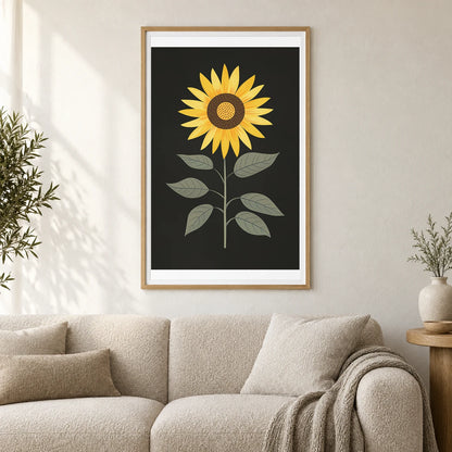 Flower Print CCXIV — Flower & Botanical Prints shown in a styled interior