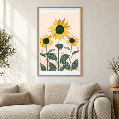 Flower Print CCXV — Flower & Botanical Prints shown in a styled interior