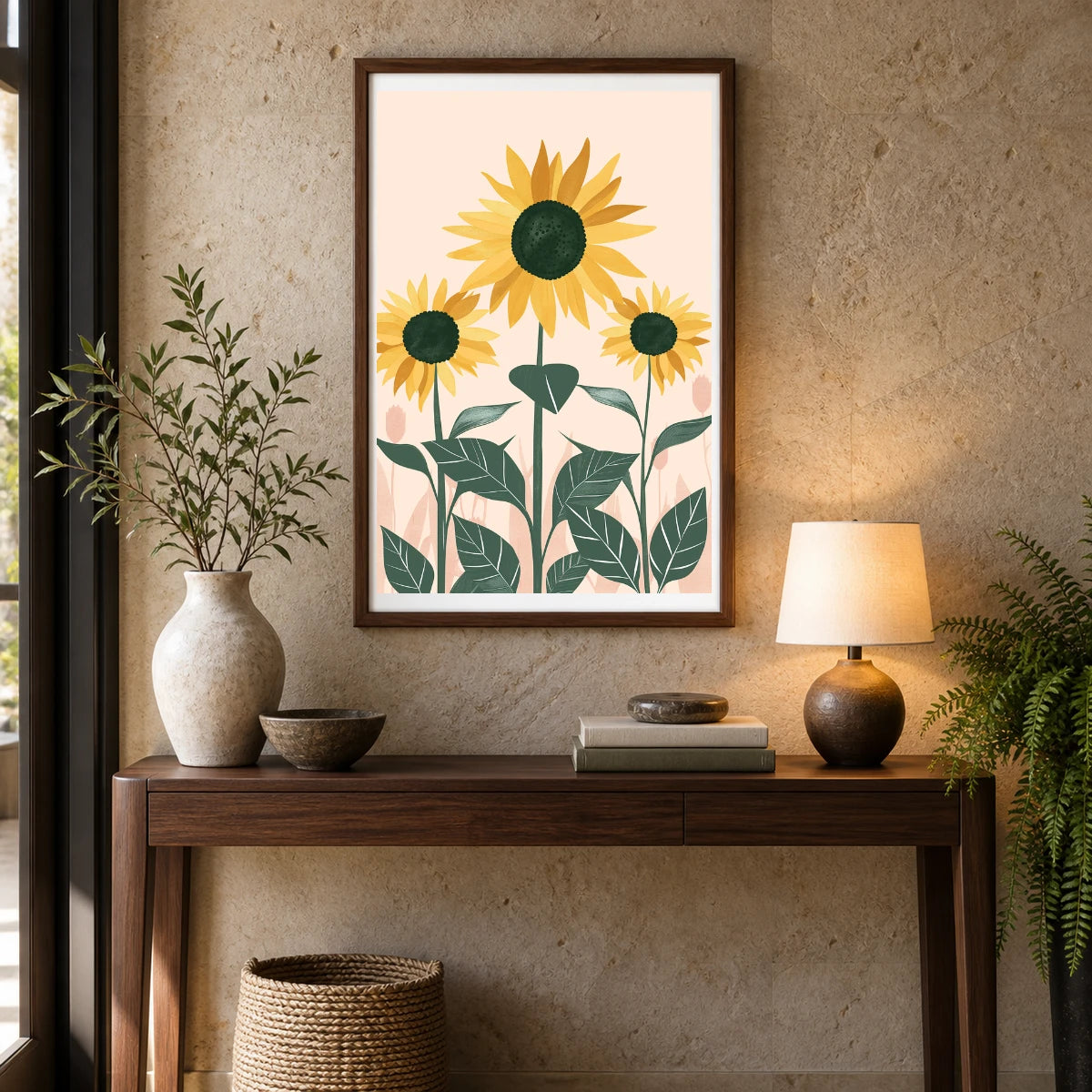 Flower Print CCXV — Flower & Botanical Prints shown in a styled interior