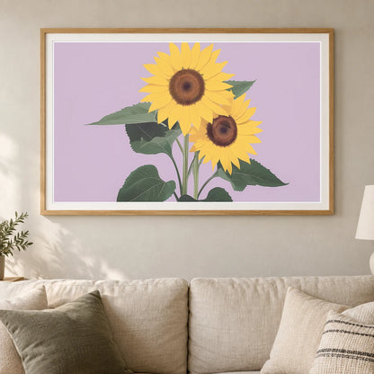 Flower Print CCXVIII — Flower & Botanical Prints shown in a styled interior