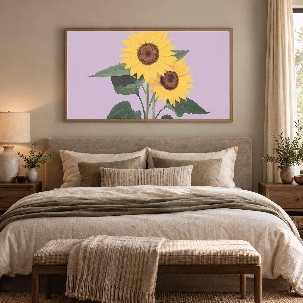 Flower Print CCXVIII — Flower & Botanical Prints shown in a styled interior