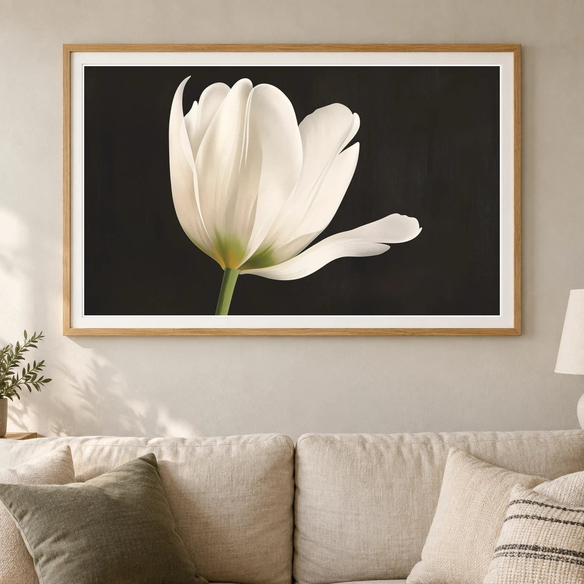 Flower Print CCXXI — Flower & Botanical Prints shown in a styled interior