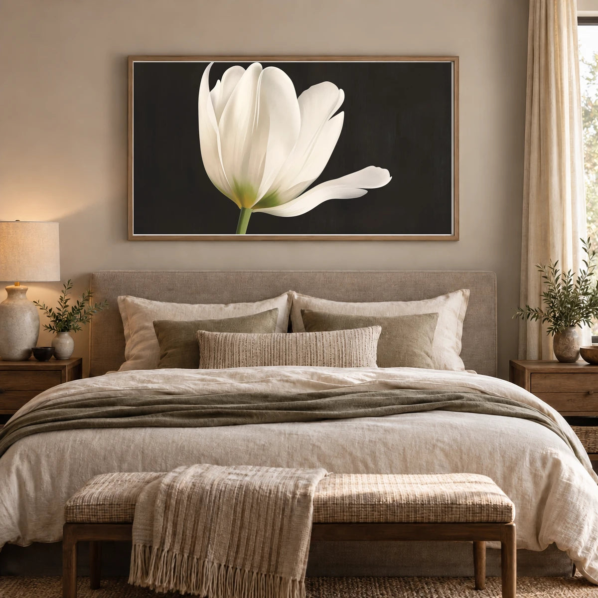 Flower Print CCXXI — Flower & Botanical Prints shown in a styled interior