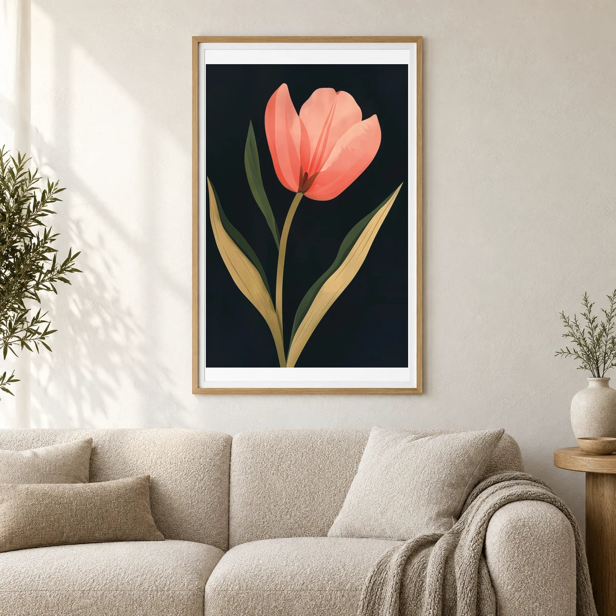 Flower Print CCXXIII — Flower & Botanical Prints shown in a styled interior