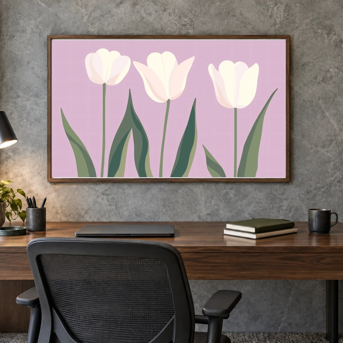Flower Print CCXXIV — Flower & Botanical Prints shown in a styled interior