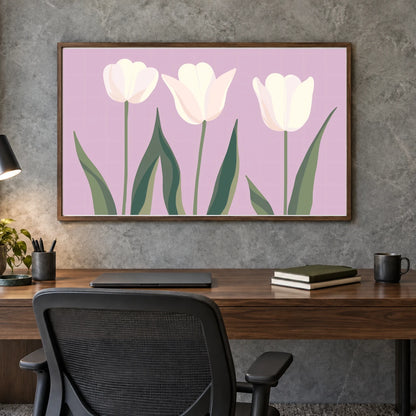 Flower Print CCXXIV — Flower & Botanical Prints shown in a styled interior