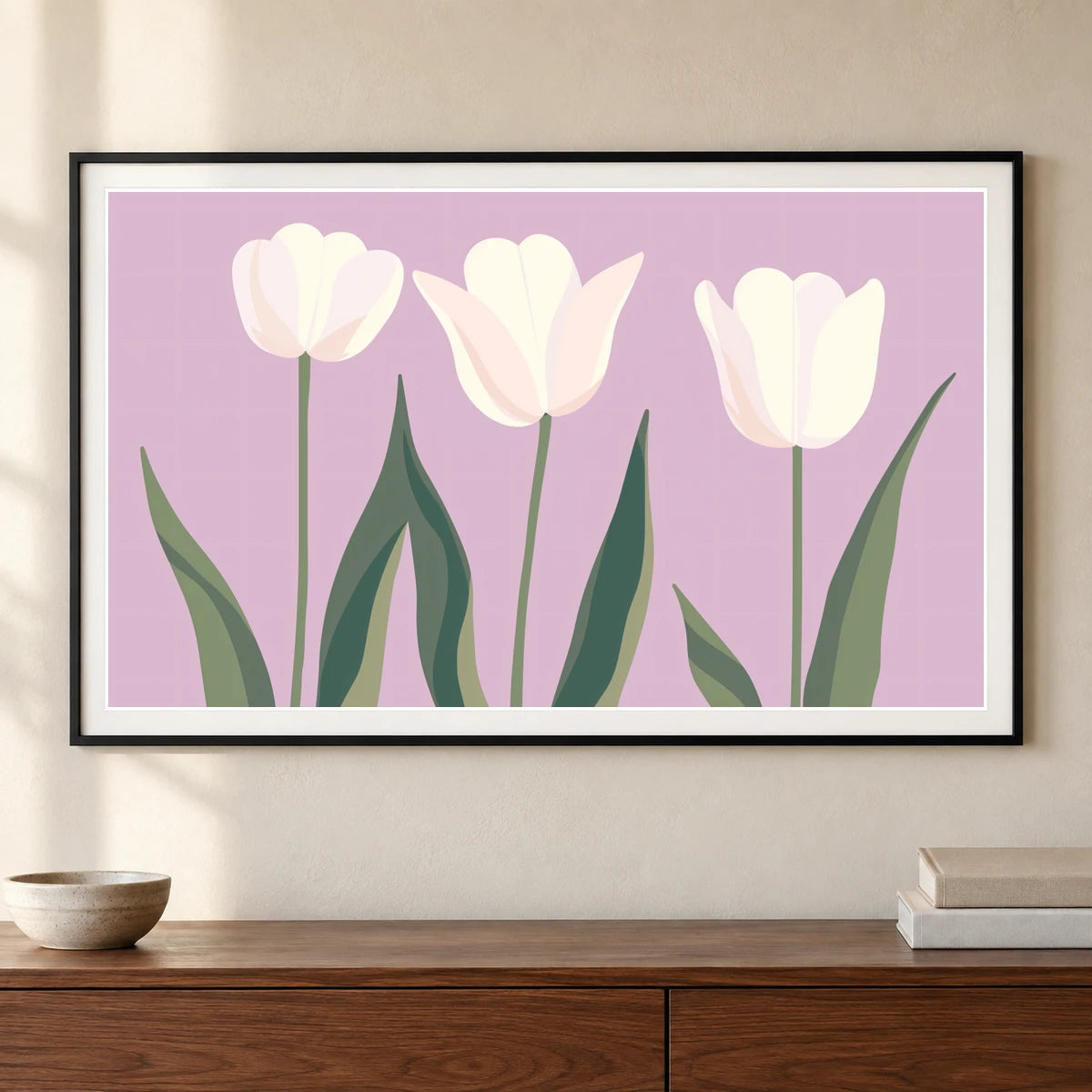 Flower Print CCXXIV — Flower & Botanical Prints shown in a styled interior