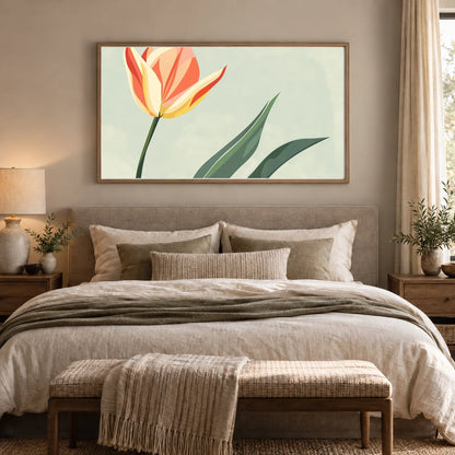 Flower Print CCXXVI — Flower & Botanical Prints shown in a styled interior