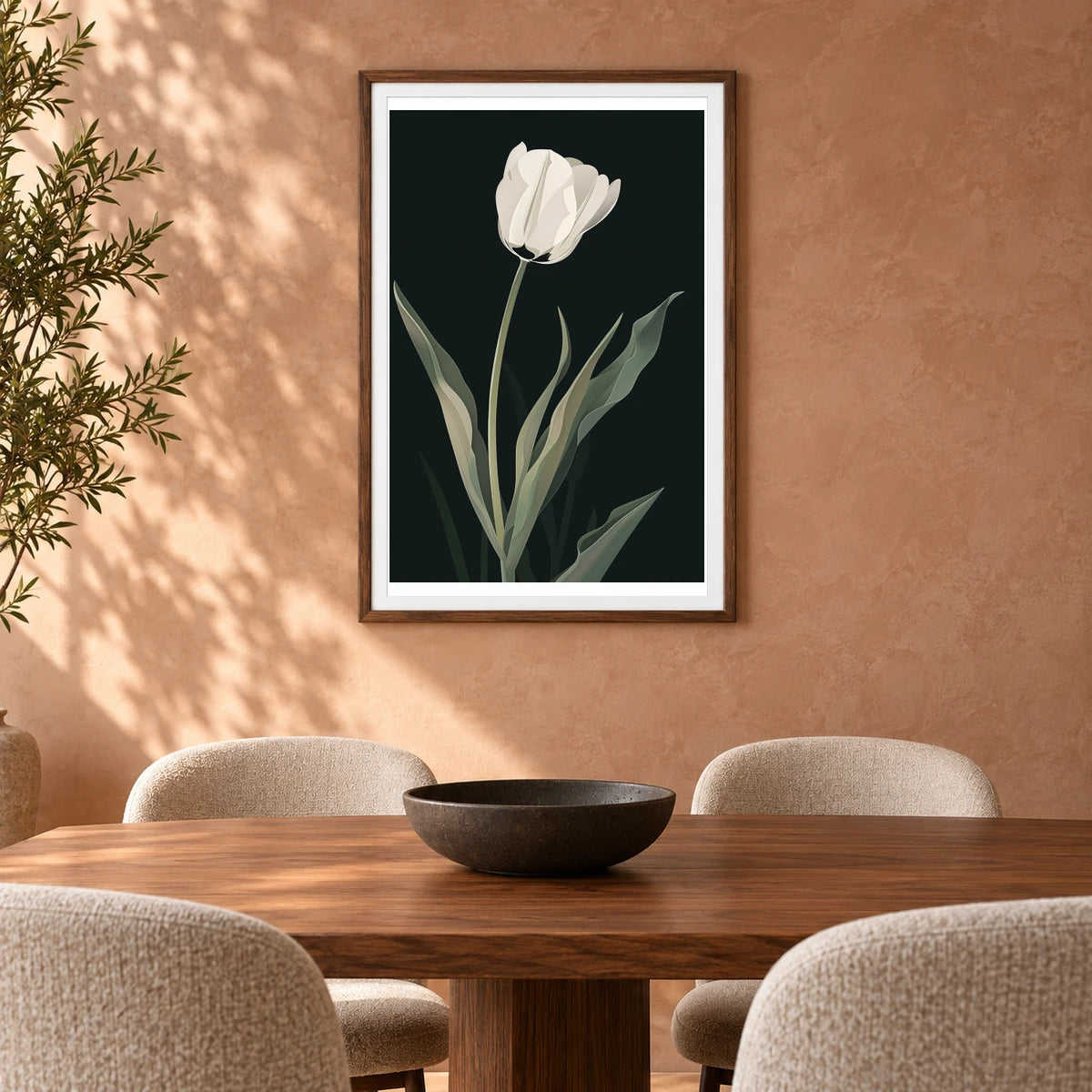 Flower Print CCXXVII — Flower & Botanical Prints shown in a styled interior