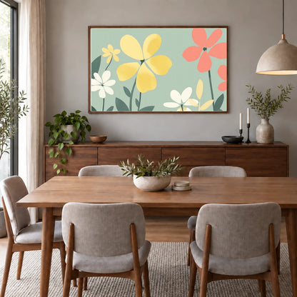 Flower Print CCXXVIII — Flower & Botanical Prints shown in a styled interior