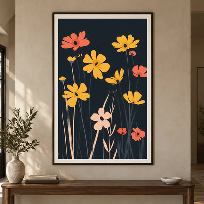 Flower Print CCXXXI — Flower & Botanical Prints shown in a styled interior
