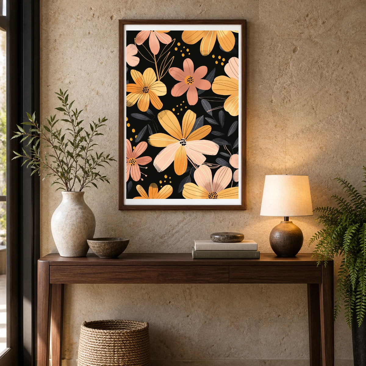 Flower Print CCXXXII — Flower & Botanical Prints shown in a styled interior