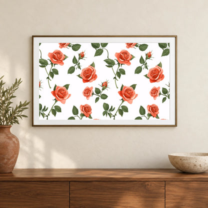 Flower Print CCXXXIV — Flower & Botanical Prints shown in a styled interior
